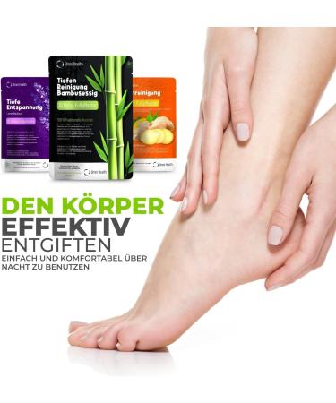 Omni Health Detox Foot Paster - Natural Detoxification Foot Pads (10 Pack) for Holistic Well-Being - Ginger Vital Plasters - Buy Online on GoSupps.com