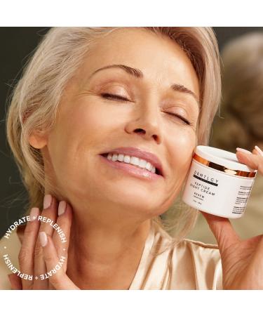 DRMTLGY Peptide Night Cream - Fragrance-Free & Oil-Free Hydrating Moisturizer for All Skin Types - Buy Online on GoSupps.com