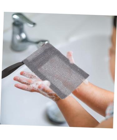 Healeved 16 Pcs Soap Soap Bar Soap Saver Soap Drawstring Foam Soap Nylon Fiber Grey - Buy Online on GoSupps.com