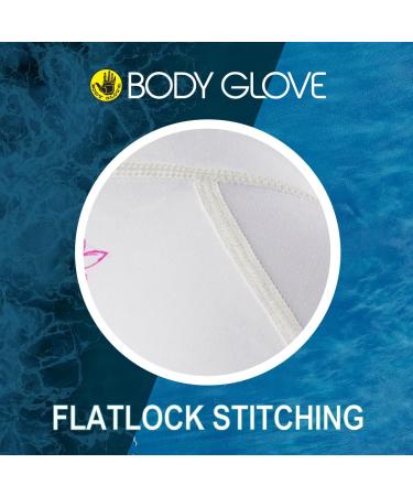 Body Glove Women's Rashguard - Basic Fitted Short Sleeve - White (Small) - Buy Online on GoSupps.com