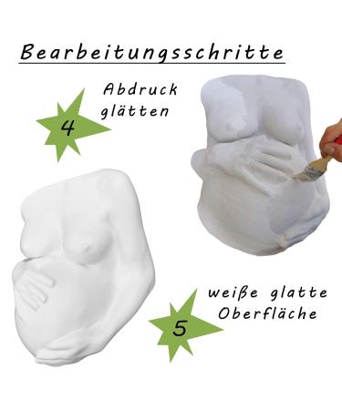 Plaster Cast Baby Belly Finishing Set | Smooth & Finish Perfectly | International Shipping Available - Buy Online on GoSupps.com