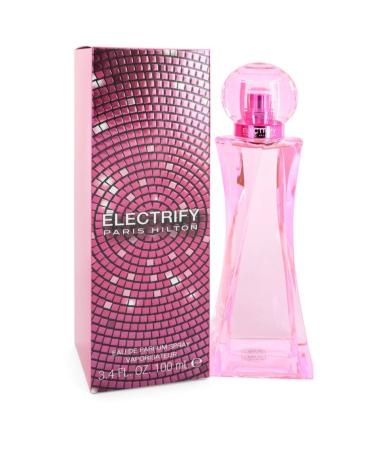 Paris Hilton Electrify Women 3.4 oz EDP Spray Floral Coconut Sandalwood Orange Rose 3.4 Fl Oz (Pack of 1)