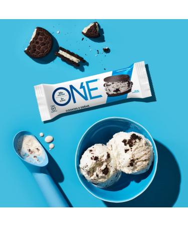 One Brands Cookies & Cream Protein Bar - 12 Pack (2.12 oz each) | Delicious & Nutritious Snack - Buy Online on GoSupps.com