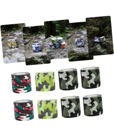 FRCOLOR 8pcs Finger Camo Tape - Breathable Waterproof Elastic Adhesive Sports & Medical Tape for Ankle | High Elasticity Cohesive Non-Woven Fabric - Buy Online on GoSupps.com