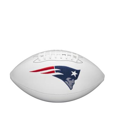 Wilson NFL Logo Autograph Football Autograph Live New England Patriots