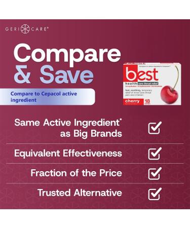 Geri-Tussin Liquid 16 Oz Guaifenesin 100 mg & Sore Throat Relief Lozenges 18 Count Bundle Chest Congestion Expectorant with Benzocaine 15 mg Menthol 3.6 mg Fast Soothing Throat Relief Cold & Flu - Buy Online on GoSupps.com