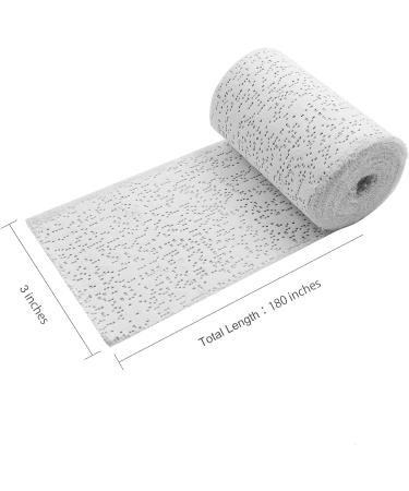 Plaster Gauze Bandage 3x180 - 12 Pack for Masks, Crafts, and Belly Casts - Buy Online on GoSupps.com