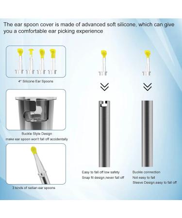 Ear Wax Removal Kit with Camera - 1296P Ear Cleaner & 8 Ear Picks for iOS/Android - Effective Ear Cleaning Solution - Buy Online on GoSupps.com