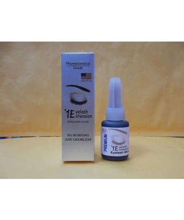 1 PREMIUM FAST DRY Eyelash Extension Eyelash Bonding Glue Adhesive No Burning And Odorless 0.34 oz - Pharmaceutical Grade Made In USA