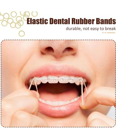 Vegcoo 1000 Jaw-Friendly Elastic Rubber Bands - 0.3 cm to 3/8 inches - Ideal for Braces and DIY Projects - International Shipping Available - Buy Online on GoSupps.com