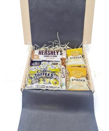 Inside the Box Gifts Coffee Gift Box with Biscuits and Chocolates (Coffee with Biscuits Sweets & Chocolate Flat Box) | Birthday Thank you Thinking of You Gift idea for Wife Mum Friend - Buy Online on GoSupps.com