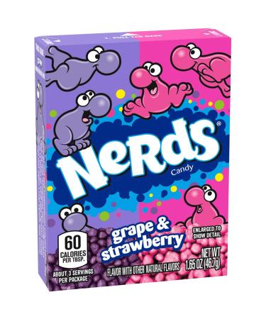Nerds Grape & Strawberry Candy 1.65 Oz Pack of 24 - Delicious Mix of Fruity Flavors - Buy Online on GoSupps.com