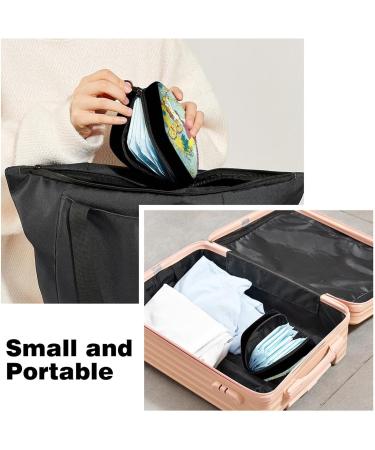 GIAPB Period Bag - Fairy Floral Frame Color, Sanitary Napkin Storage and Makeup Pouch - Buy Online on GoSupps.com