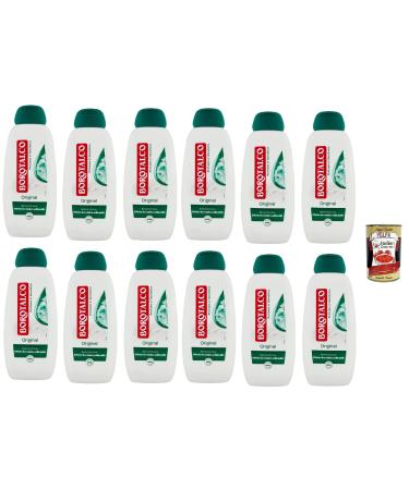 Italian Gourmet E.R. Borotalco Original Bath & Shower Gel with borotalc fragrance formula with moisturizing agents borotalc effect on the skin dermatologically tested 12 x 450 ml + Italian Gourmet Polpa 400 g