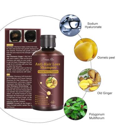 Hair Growth & Loss Treatment Shampoo 220mL - Stop Hair Loss, Grow Hair Fast - Men & Women - 7.44 Fl Oz - Buy Online on GoSupps.com