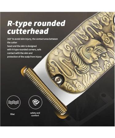 Professional Barber Scissors & Clippers | Retro Engraving Hair Clippers with Digital Display - Buy Online on GoSupps.com