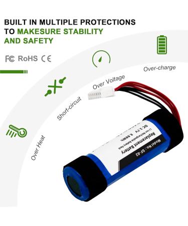 SRS-X2 Replacement Speaker Battery 9-885-197-08 | 3.7V 2400mAh | International Shipping Available - Buy Online on GoSupps.com