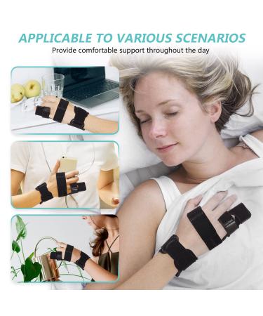 Pinky Finger Splint for Boxer Fracture & Trigger Finger - Adjustable Hand Brace for Arthritis, Tendonitis, Mallet Finger - S/M Size - Buy Online on GoSupps.com
