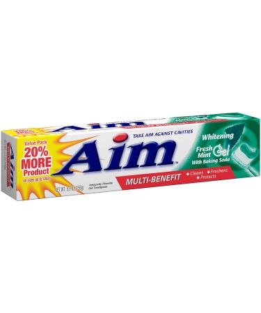 Buy Aim Whitening Toothpaste with Baking Soda 5.5oz - International Shipping Available - Buy Online on GoSupps.com