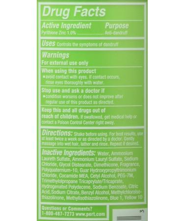 Pert Plus 2 in 1 Dandruff Control Shampoo & Conditioner 13.5oz (Pack of 2) - Buy Online on GoSupps.com