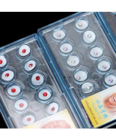 XIANGBEI 10pcs Colorful 2mm Crystal Teeth Jewelry - Fashion Gem Decorations in Box - Buy Online on GoSupps.com