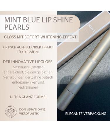 Buy Dr. Mintcheva Mint Lip Gloss - Blue Lip Shine Pearls for Natural Lip Plumping & Instant Teeth Whitening (4ml) - Best International Shipping - Buy Online on GoSupps.com