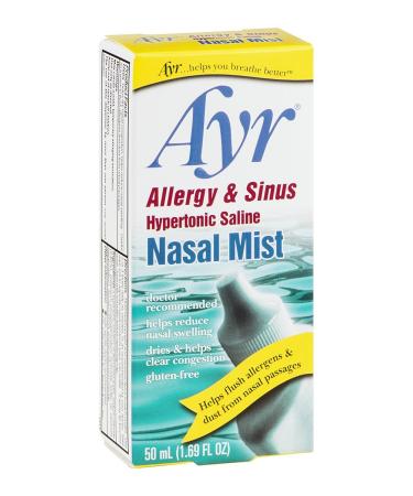 Ayr Nasal Mist Allergy and Sinus 50 mL (Pack of 9)