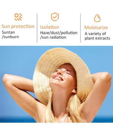 Sunscreen Spf 50 for Women- Suncream Factor 50 - Refreshing and Non-stick - Spf 50 Face Moisturiser - Mild and Non-irritating Sunscreen - Buy Online on GoSupps.com