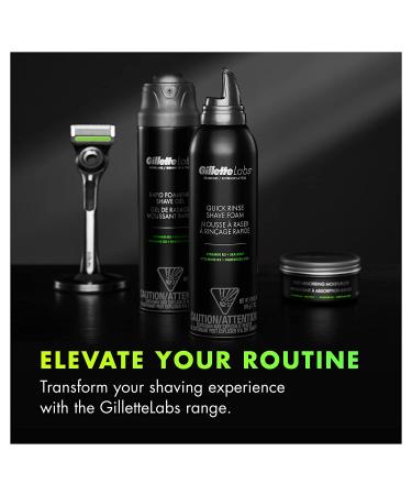 Gillette Quick Rinse Lightweight Shave Foam for Men 8.1 OZ - Skin Protection by GilletteLabs - Buy Online on GoSupps.com