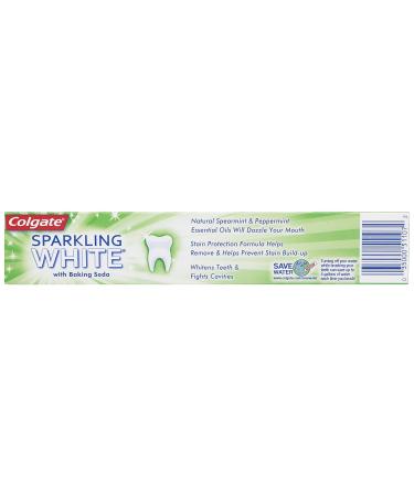 Colgate Sparkling White Gel Toothpaste 2.5 oz - Mint Zing (Pack of 6) | International Shipping Available - Buy Online on GoSupps.com