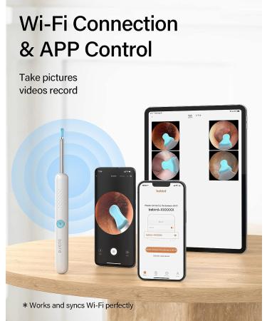 BEBIRD Ear Camera 1080P HD Endoscope Ear Wax Remover Tool | 6 LED Lights, iPhone & Android Compatible | For Kids & Adults - Buy Online on GoSupps.com