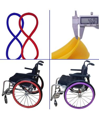 22/24Inch Silicone Wheelchair Push Rim Covers Non-Slip Wear-Resistant Hand Push Cover Wheelchair Handrim Covers (Color : 004 Size : 22in) 22in 004 - Buy Online on GoSupps.com