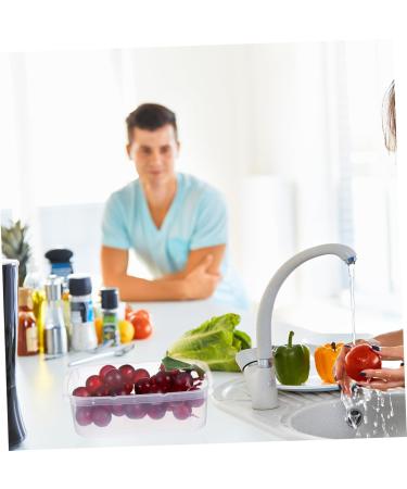 DEARMAMY 1 Set 6 Pcs Fresh Storage Lunch Box Vegetable Container Vegetable Storage Organizer Simple Fruit Box - Buy Online on GoSupps.com