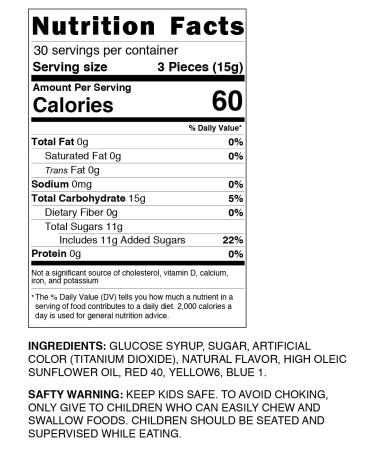 Starlight Candy Peppermint - 1 Pound Individually Wrapped Treats | International Shipping Available - Buy Online on GoSupps.com