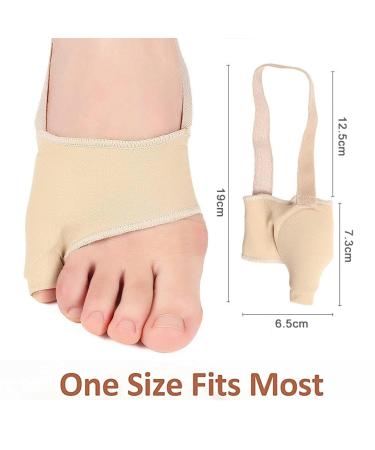 Buy 4pcs Tailor Corrector Bunionette Sleeves | Anti-Slip Toe Protector for Hallux Valgus & Overlapping Toes - International Shipping Available - Buy Online on GoSupps.com