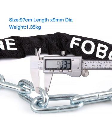 FOBOZONE Solid Manganese Steel Motorcycle/Scooter/Bike Chain Lock - High Security - Buy Online on GoSupps.com