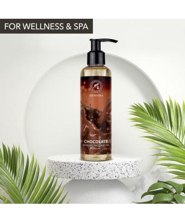 Sensual Chocolate Massage Oil 200ml | Edible & Kissable Body Oil with Almond & Grape Seed | Perfect for Couples & Relaxation - Buy Online on GoSupps.com