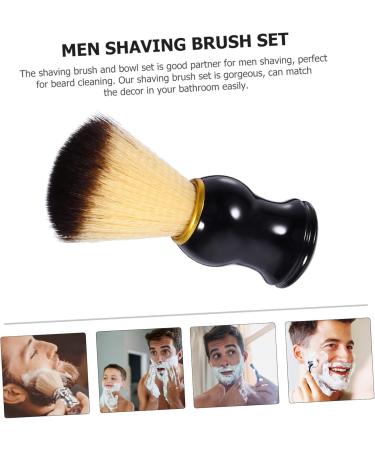 Doitool Razor Brush for Men - Mustache & Shaving Tool | Wooden Handle Soap Brush & Barthaarbrush for Grooming - Buy Online on GoSupps.com