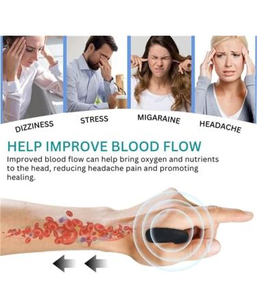 Acuplus Sugar Control Li4 Acupressure Clip - Tiger Mouth Thumb Massage Clip for Tension & Anxiety Relief (4 Pack) - International Shipping Available - Buy Online on GoSupps.com