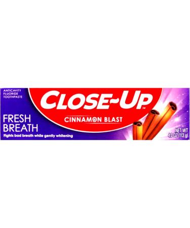 Close-Up Fresh Breath Toothpaste Cinnamon Blast (4.0 oz) (Pack of 10) - Buy Online on GoSupps.com