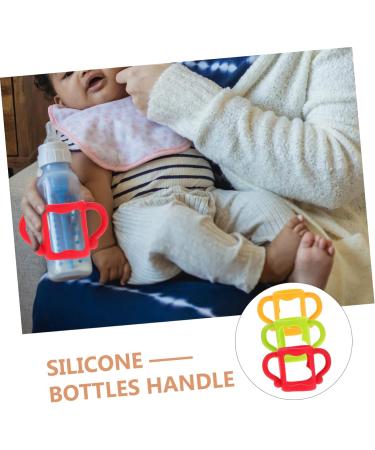 SHOWERORO 3 Pcs Bottle Handle Milk Bottle Holder Soft Feeding Bottles Handles Bottle Holder Bottle Soft Handles Feeding Bottles Holder Feeding Bottles Handle for - Buy Online on GoSupps.com