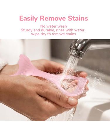 Silicone Mascara Shield Applicator Guard for Precise Lash Application - Pink | Reusable Eyeliner Tool for Upper and Lower Lashes - 0.96oz - Buy Online on GoSupps.com