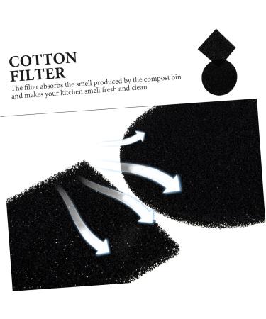 Mobestech 16 STK Compost Box Filters - Activated Carbon Pads for Odor Removal | 16x16cm Mat - Eco-Friendly Compost Heap Solution - Buy Online on GoSupps.com