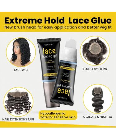 Buy Lace Bonding Gel & Wig Glue | Invisible Skin-Friendly Formula for All | Bold Hold & Daily Use - Buy Online on GoSupps.com
