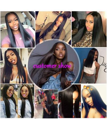 14-16-18 Inch Brazilian Virgin Human Hair Bundles - Unprocessed Straight Weave for Black Women - Buy Online on GoSupps.com