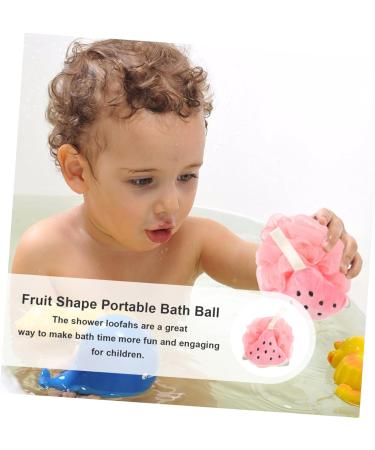 Buy Healeved 3pcs Children's Bath Ball Set | Loofah Shower Scrubbers for Skin Cleaning | International Shipping Available - Buy Online on GoSupps.com