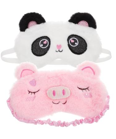 Healifty Sleeping Mask Sleeping Mask Sleeping Mask Cute Eye Mask Cartoon Eye Masks for Sleeping Blindfold Travel Masks for Women Men Kids Pig Mask Sleeping Eye Mask Sleeping Eye Mask