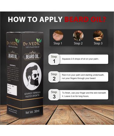 Zanto Dr. Vedic Bart Hair Growth Oil - Faster Beard Growth & Thicker Beard | 30ml Beard Oil for Uneven & Happy Beards - Buy Online on GoSupps.com