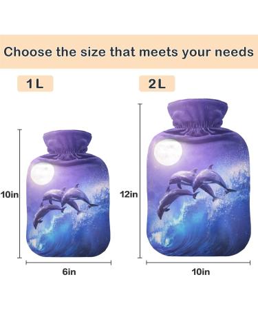 NAANLE Galaxy Jumping Danlation 2L Transparent Hot Water Bottle Hand & Foot Warmer for Pain Relief | Heat & Cold Therapy - Buy Online on GoSupps.com