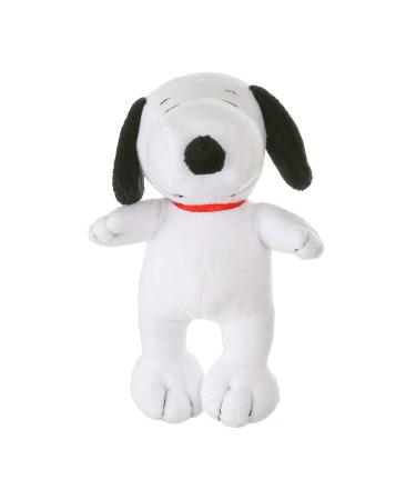 Peanuts Snoopy Figure Classic Plush Squeaker Dog Toy 6 Inch Small |White Plush Dog Toy for All Dogs Officialy Licensed Peanuts Product |Small Plush Fabric Squeaky Dog Toy 6 Inch Snoopy Plush Figure